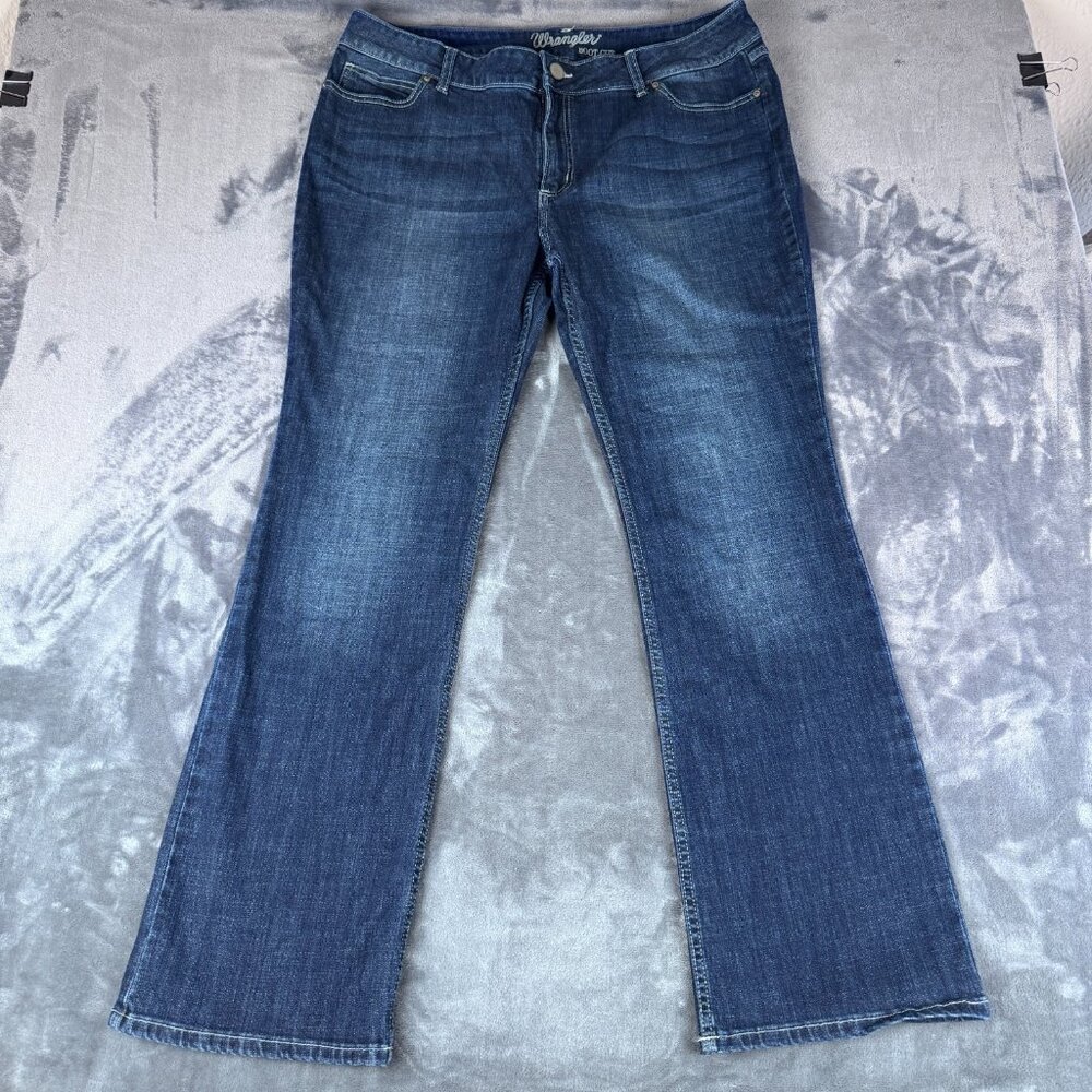 Wrangler Boot Cut Jeans Womens Size 19x34 09MWZD0